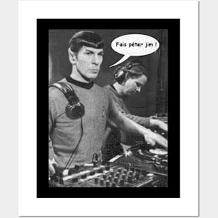 DjSpock Drop play The Bass Posters and Art